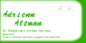 adrienn altman business card